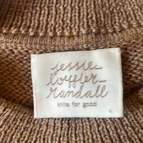 Loeffler Randall Knits for Good sweater - camel - Picture 3 of 4